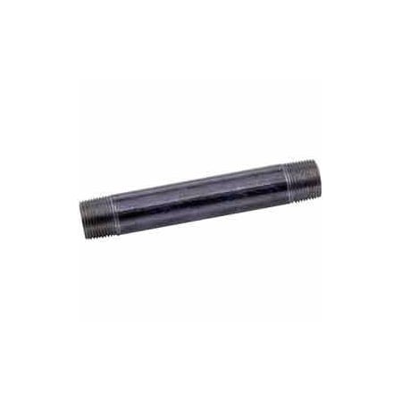 Anvil 1/2 In. X 5-1/2 In. Black Steel Pipe Nipple 150 PSI Lead Free 830016200